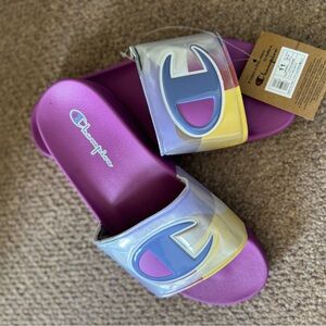 NWT- Champion Ipo Optic, Fuchsia Multi, US 11